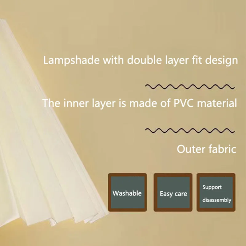 Creative pleated Fabric lampshade ceramic table lamp girl house room desk bedside decorative LED light