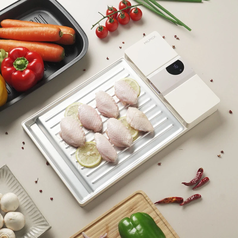 Быстроразмораживающий алюминиевый лоток для быстрого размораживания пластина замороженных продуктов мясных фруктов на кухне