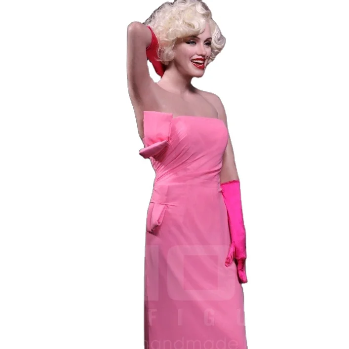 Marilyn Monroe Silicone Figure Statues Realistic Wax Figure For Sale