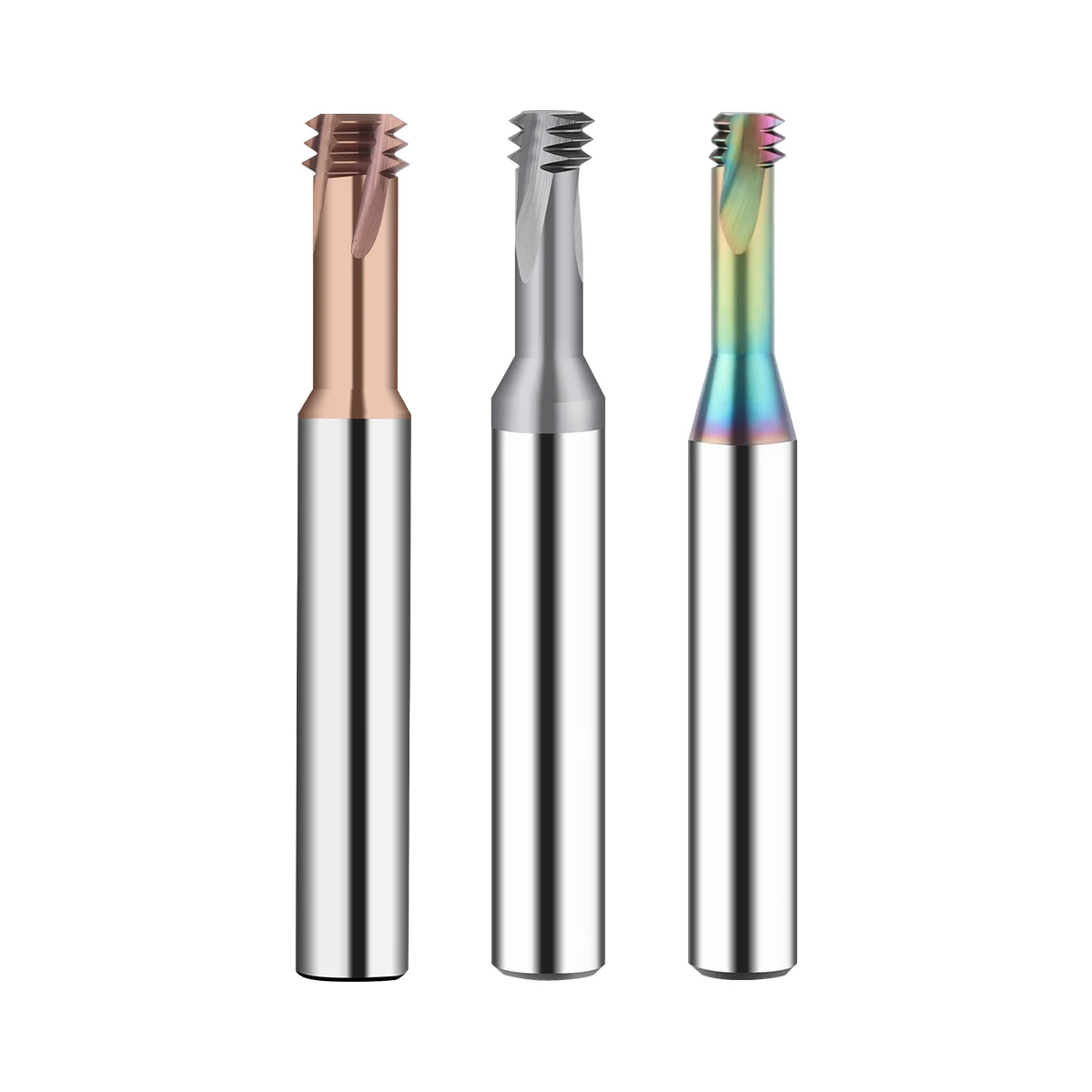 End mill thread mill for metal cnc tools cutter single 3 teeth thread milling cutters