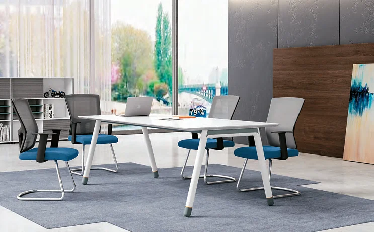 Modern luxury conference room wooden office conference table commercial office furniture multi-person conference table