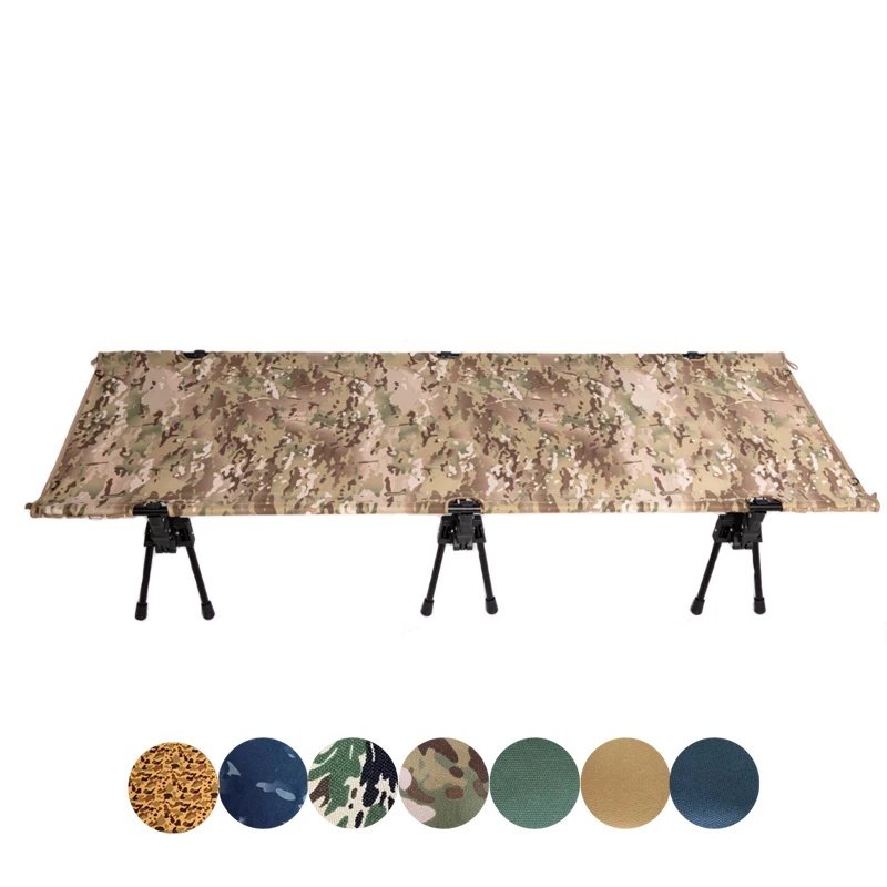 Foldable Camping Cot Bed for Adults for Indoor Outdoor Use for Kitchen Hospital & Hall Fabric Upholstery Lunch Break Cot Bed