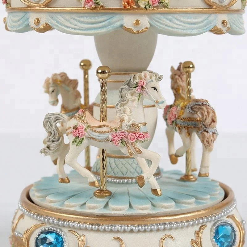 Latest Gift Items Carousel Music Box With Light