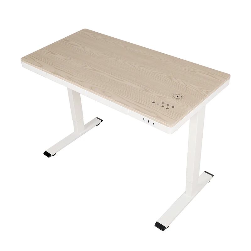 E4(AT)-W Электрический регулируемый по высоте настольный стол двухмоторный стоячий Настольный каркас эргономичный деревянный подставка для домашней мебели