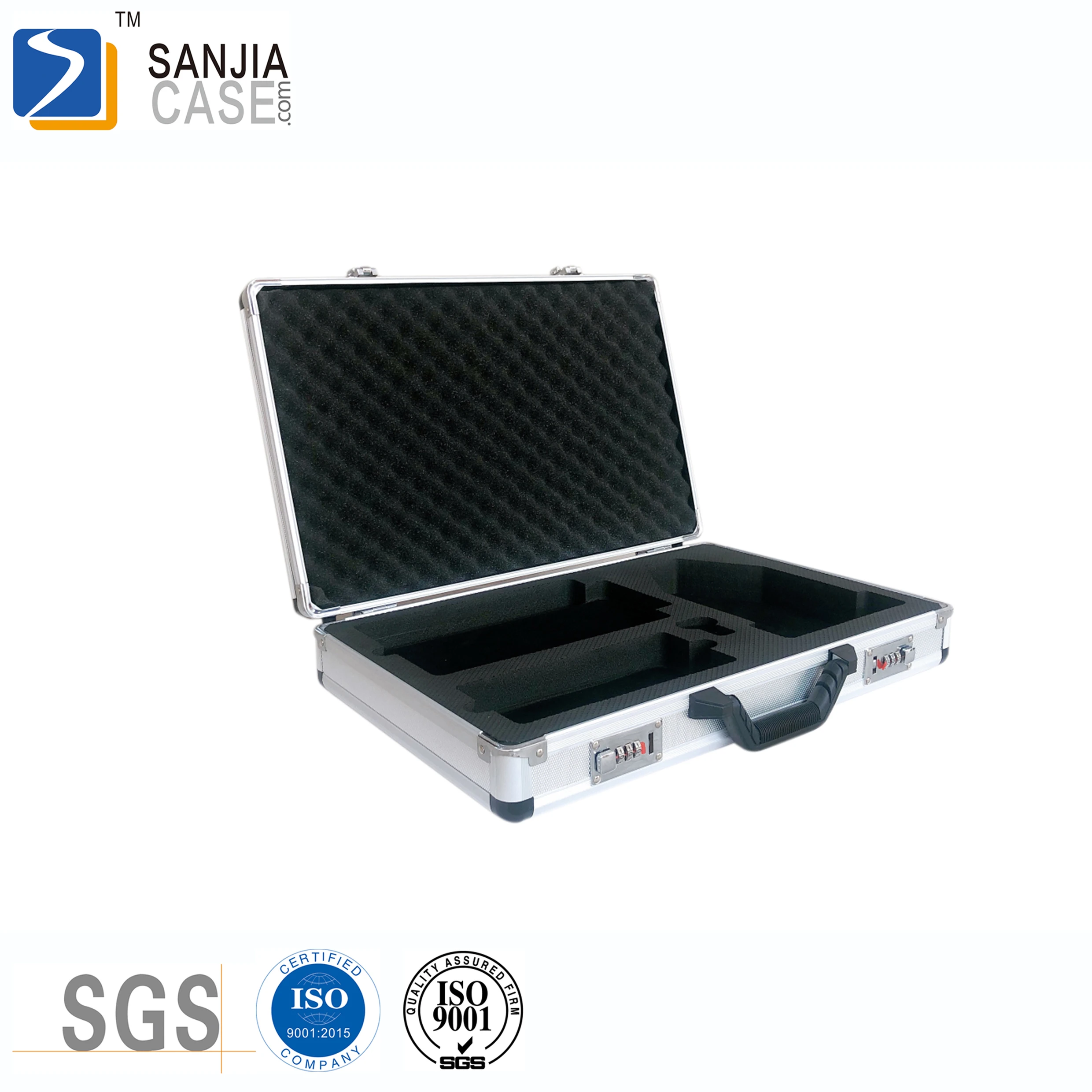 Everest new aluminum trolley tool box customize watch travel instrument case