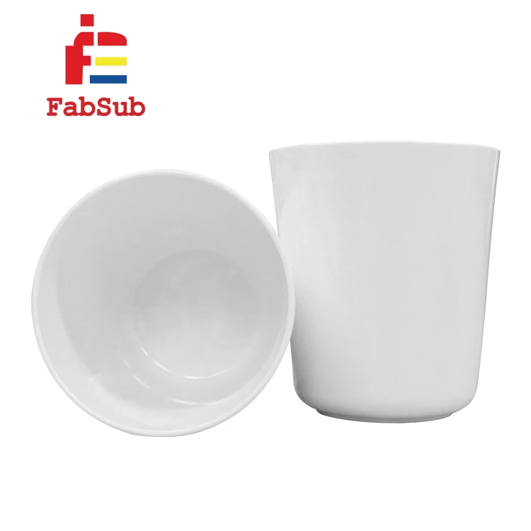 8 oz sublimation blanks polymer cups 3d custom sublimation 8oz Cone Shape Mug Kid Sublimation Cup