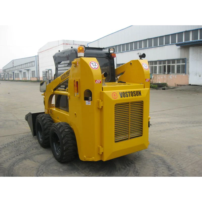 Steers Gear Hydraulic Agricultural Mini Skid Steer Loader