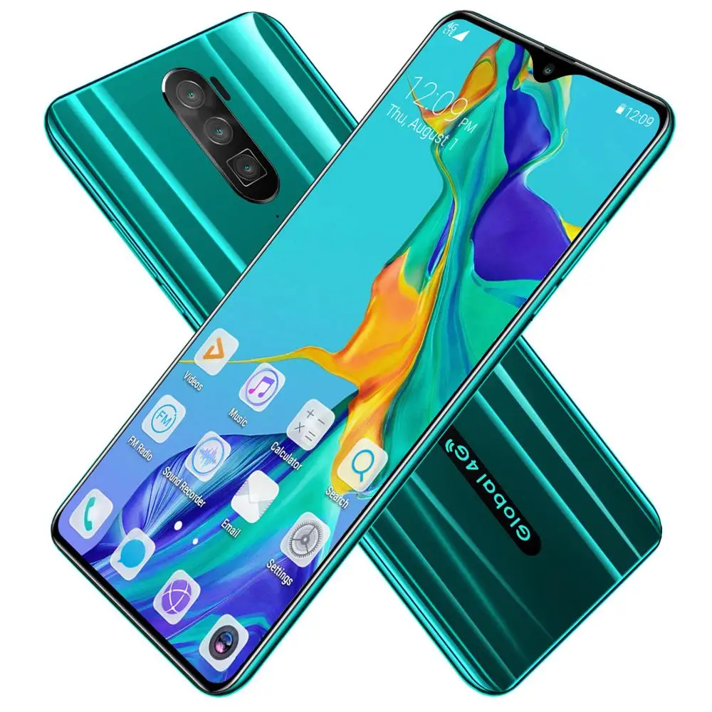 
Hot unlocked RINO 4G LTE 6.3inch 3G+64G Smart phone Android 9.0 cell phone with fingerprint face ID 