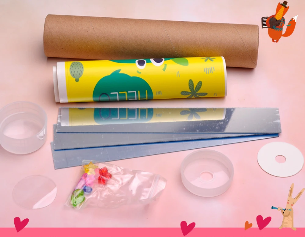 DIY калейдоскоп обучающая детская игрушка