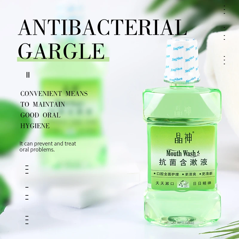 Private Label Oral Care Cavity Cleaning Product Mouth Wash Rinse Fresh Breath Teeth Whitening Mint Mouthwash