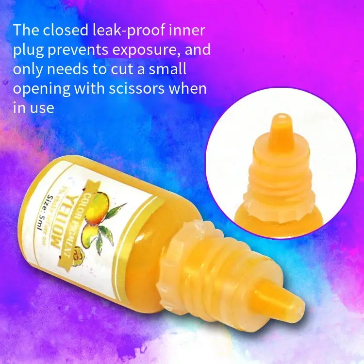 Пигмент для эпоксидной УФ смолы, 24 цвета, жидкая масляная, высокая концентрация, цветной гель-эссенция