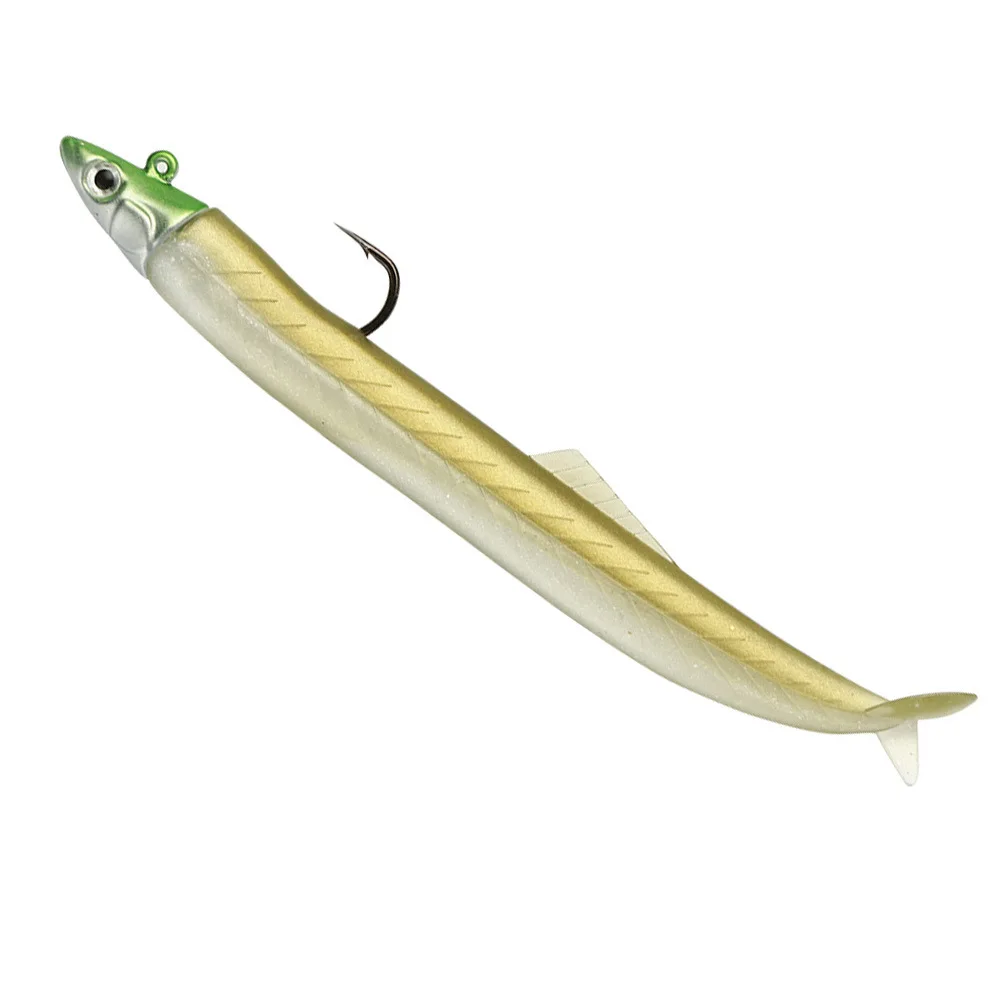 Simulated eel Fishing Silicone Bass Hooked Leurre De Pesca Black bass crazy Minnow  lead head Soft body Fishing Lure