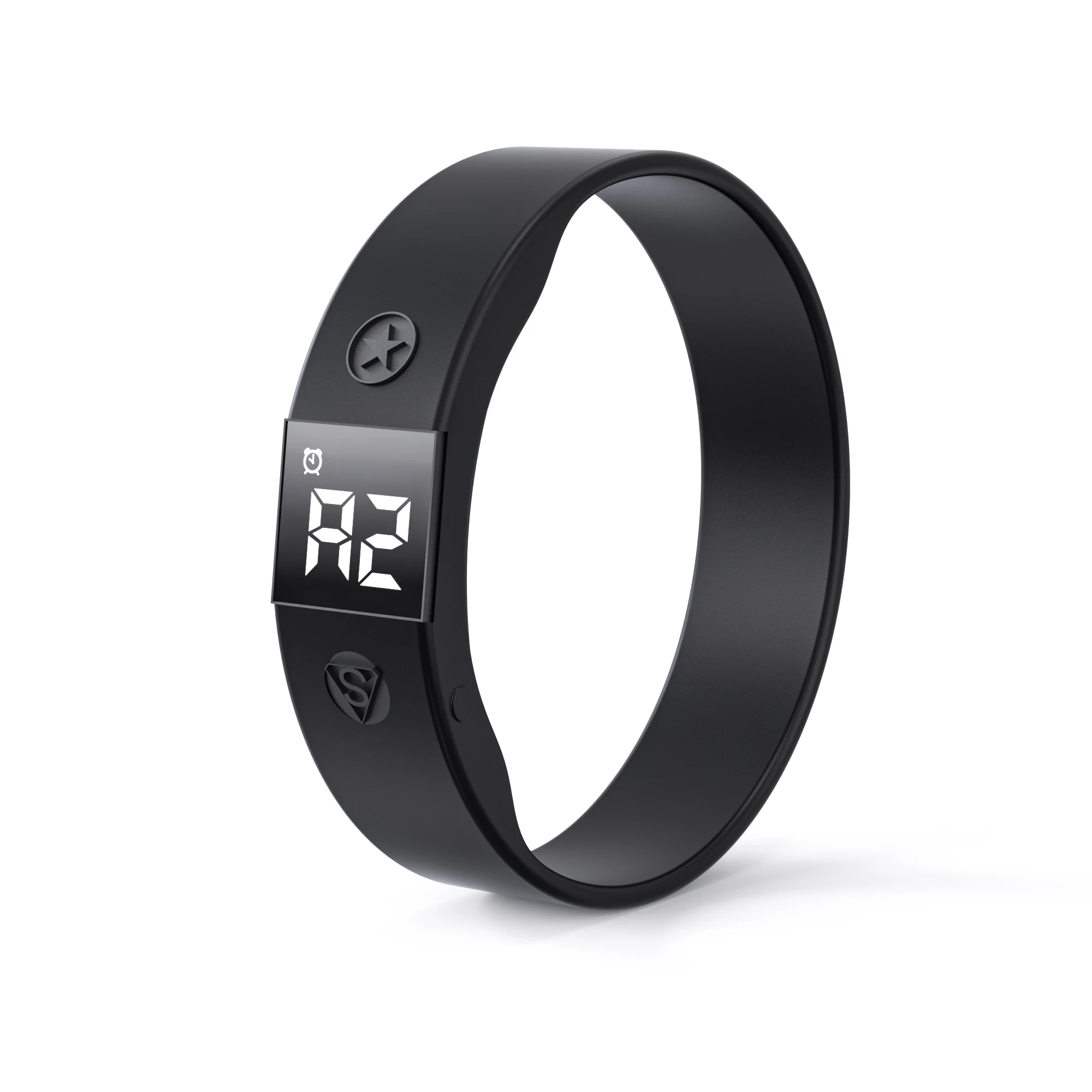 New cheap led watch with time,timer,and 2 vibrating alarms special silicone bracelet