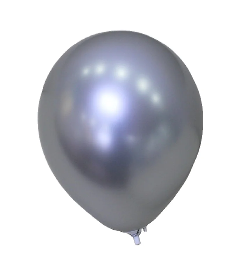 Factory wholesale 12inch 2.8g High Quality Latex Metallic balloon/ Chrome balloons