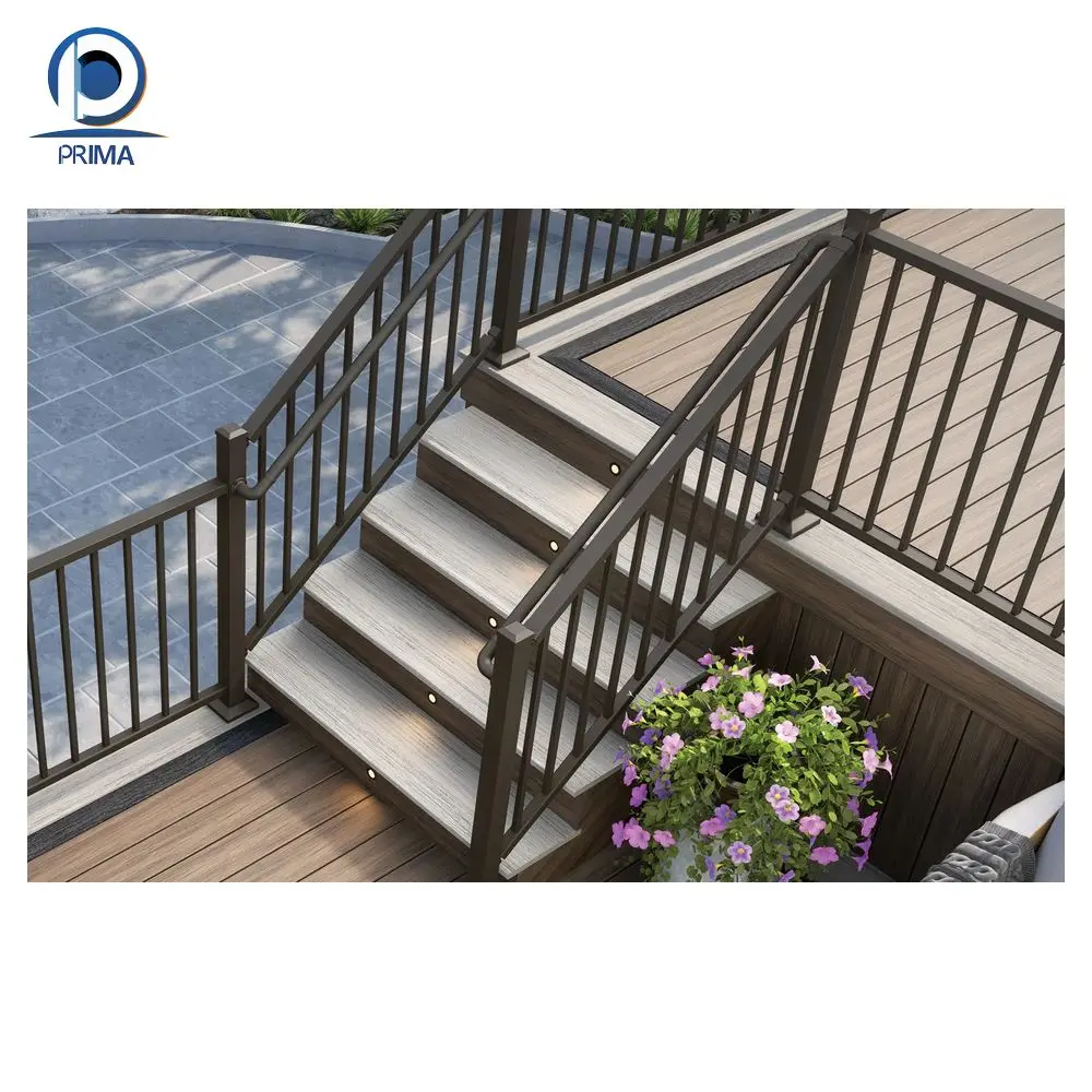 Oriant Weather-Resistantontemporary Appeal: Durable Aluminum Railings for Outdoor Living Spaces Stair Railings