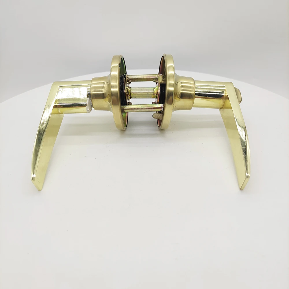 high quality zinc alloy door handle lock lever lock interior entry handle lock