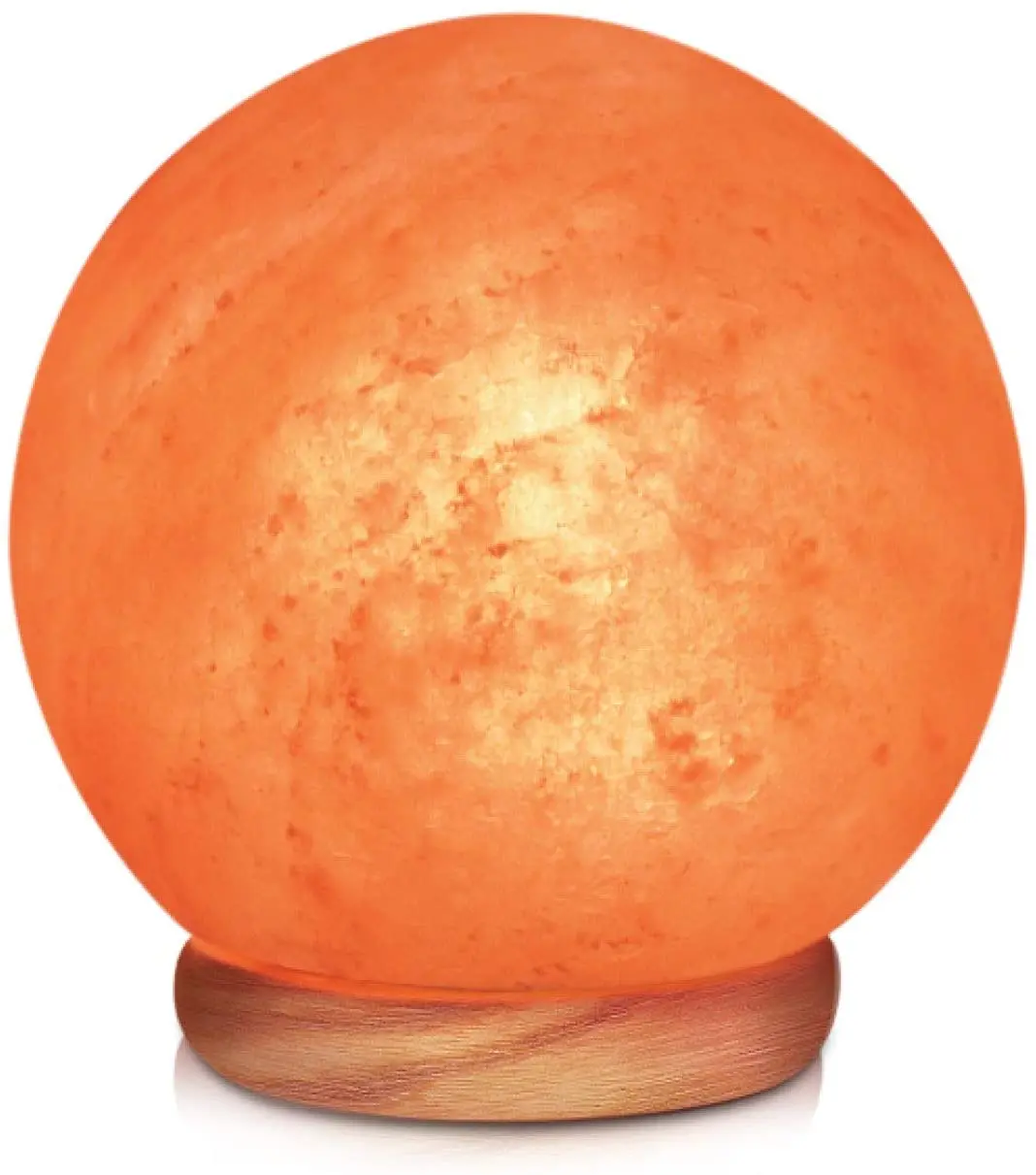 Wholesale Ball Carved Night Light Powered Electrical Plug Pink Himalayan Salt Lamp For Relieve salt lamp