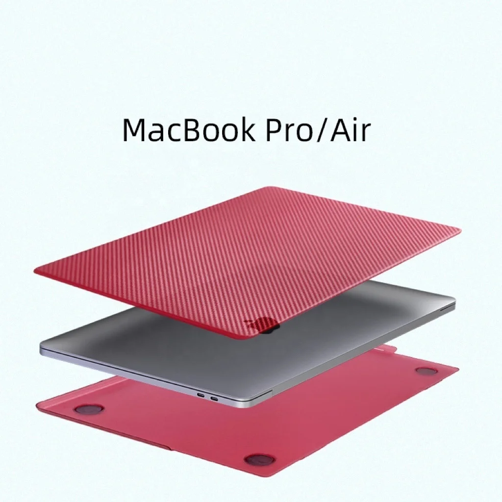 2024 новейшее поступление двойной жесткий чехол из углеродного волокна для MacBook 2021-2024 Pro 14 M1M2M3M4