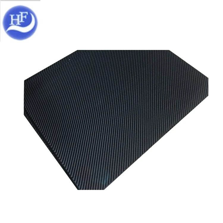 OEM High Strength 100% 3K carbon fiber plain weave glossy matte carbon sheet