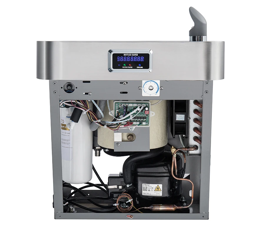 ADA Wheelchair Accessible Wall Mounted 316 304 Stainless Steel Drinkwater Bubbler Sink Drinking Water Fountain