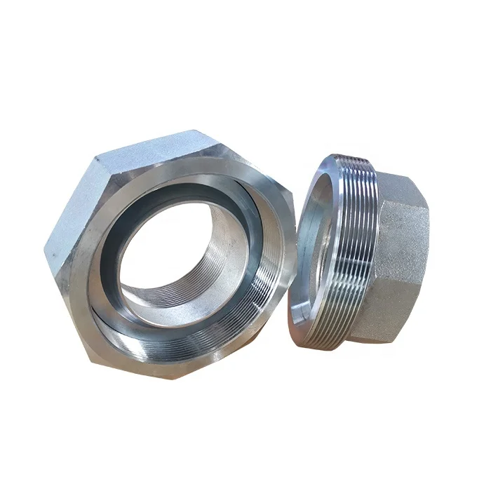 ASTM  a105 SCH40 carbon steel galvanized butt weld pipe fitting union