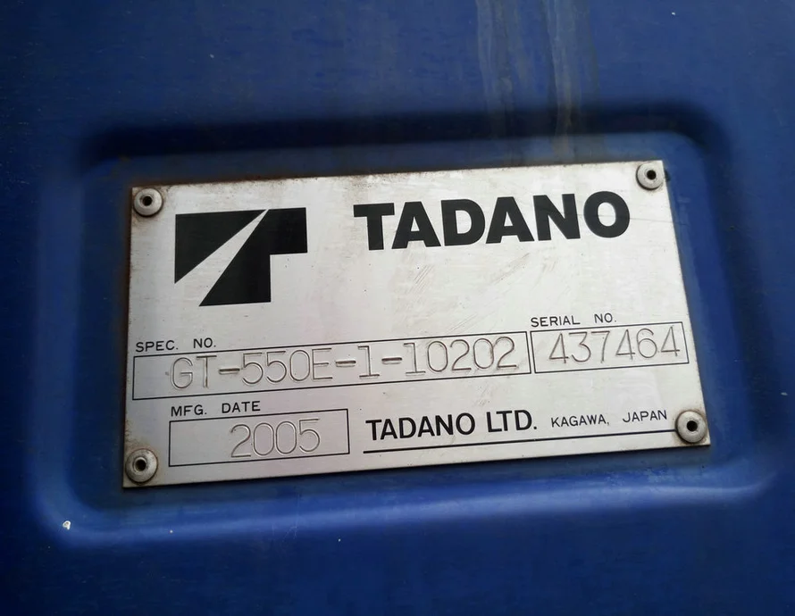 50 Ton used Crane Truck Mobile Pickup  GT550E Truck Crane on sale