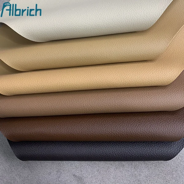 Albrich заводская цена ПВХ искусственная кожа рулон для автомобильного