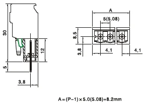 Professional manufacture cheap wire connector battery spring terminal connector mcs spring connector