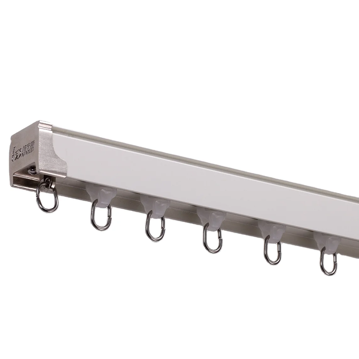 heavy duty silent aluminum alloy curtain track for home decoration