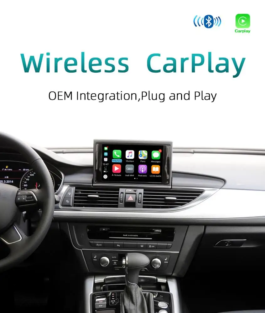 Au di C7 A6 Wireless Carplay Android Auto 12-18