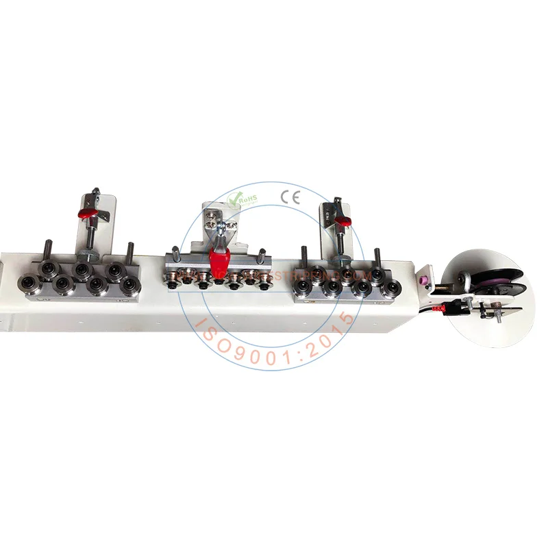 JCW-CST01 Fully automatic wire steel cutting stripping terminal pressing single head cable pin 2t crimping machine