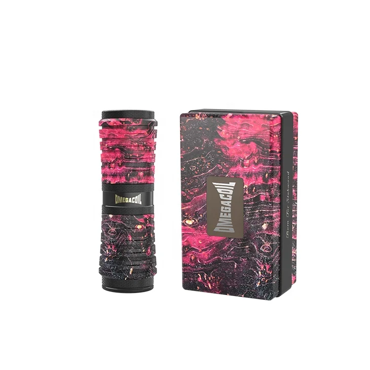  Новинка 2021 модная электронная сигарета Stabwood Mod Ultroner Omega Coil с одной батареей 18650 красная зеленая синяя