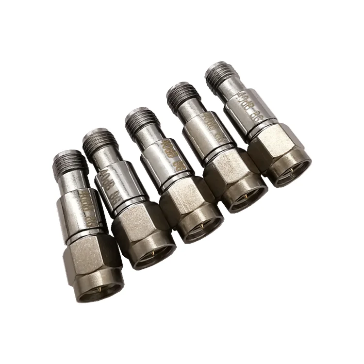 Coaxial RF Attenuator SMA 1db.2db.3db.5db.6db.10db.20db.30db.40db.50db Attenuator