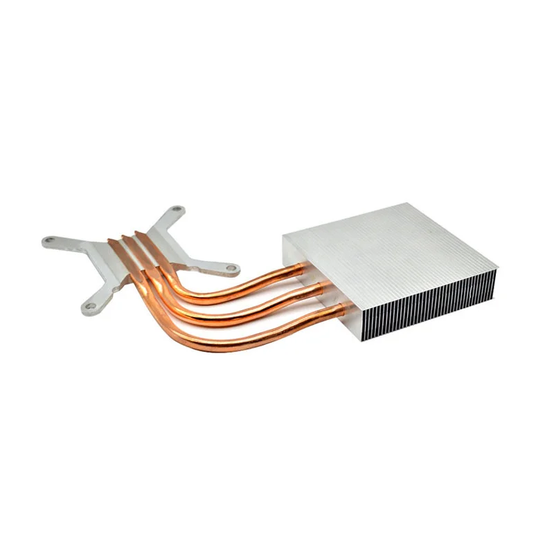 Custom Welding Heat Sink Module Copper Heat Dissipation Pipe Aluminum Profile industrial Extrusion Peltier Heat Pipe