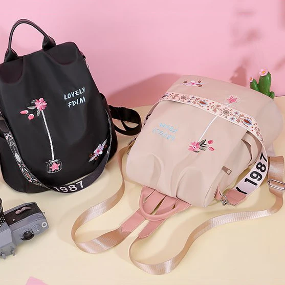 2021 wholesale fashion ladies embroidery rucksack bags children supplies kids boys girls backpack school bags women backpacks