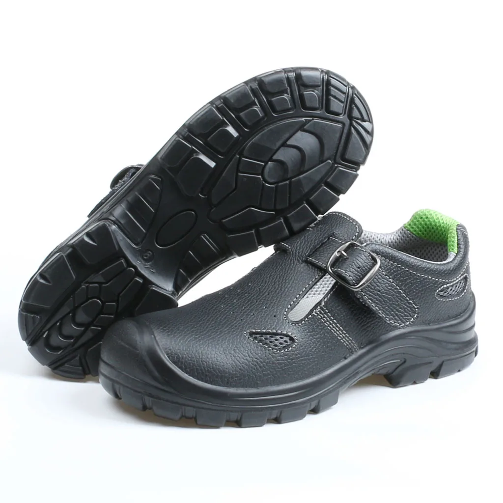 Safepath Custom Genuine Leather Men Steel Toe Cap Shoes Construction Safety Work Boots safety shoes for Men Wholesale