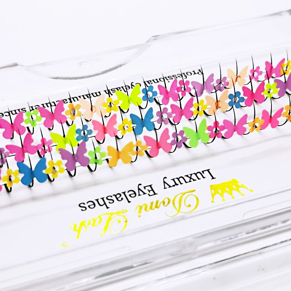 DIY Big Butterfly Lash Extension Cosplay Makeup Beauty Individual Eyelashes Extension Wholesale Supplier