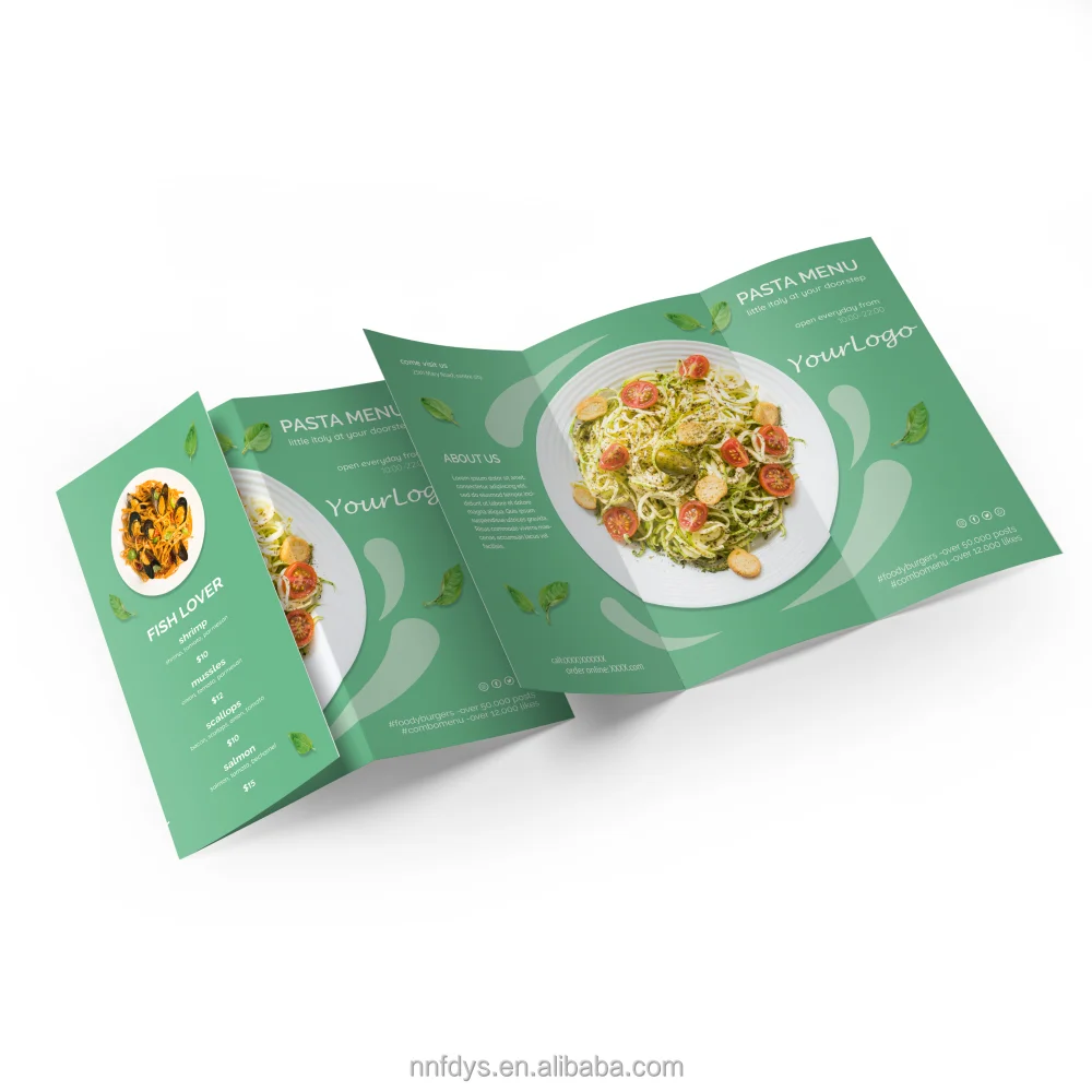 Custom Design High Quality Leaflet Brochure Printing Flyer Pamphlet Offset Printing Flyers Booklet Brochure