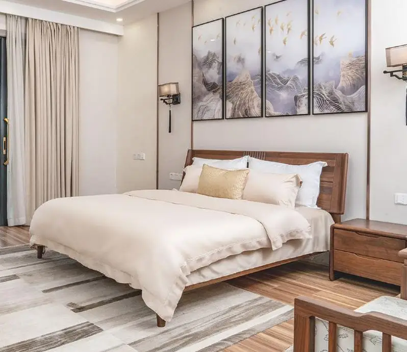 AJJ-MD099 Manufacturers direct sales wabi-Sabi wind home furniture side cabinet TV cabinet home solid wood bucket cabinet