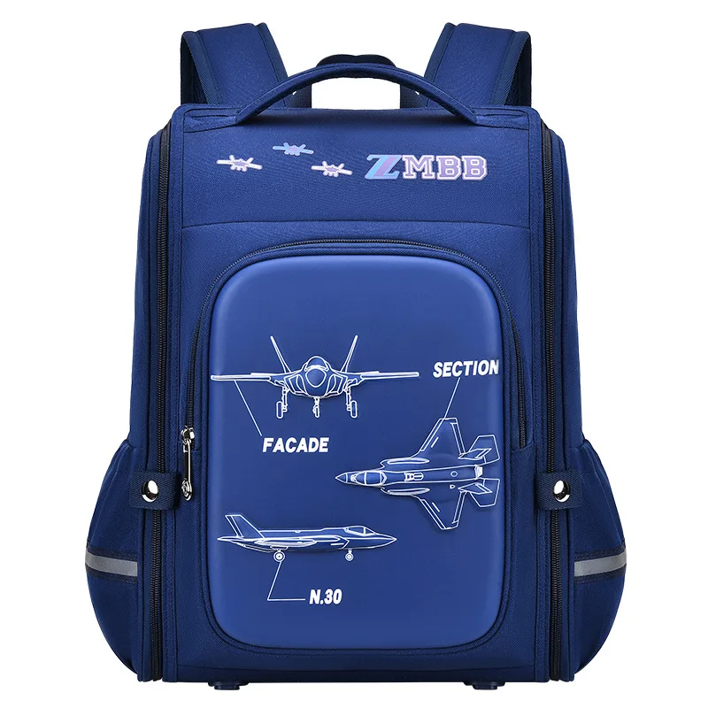 whole  space man unicorn children  boys girls cartoon printing school bag  backpack for children