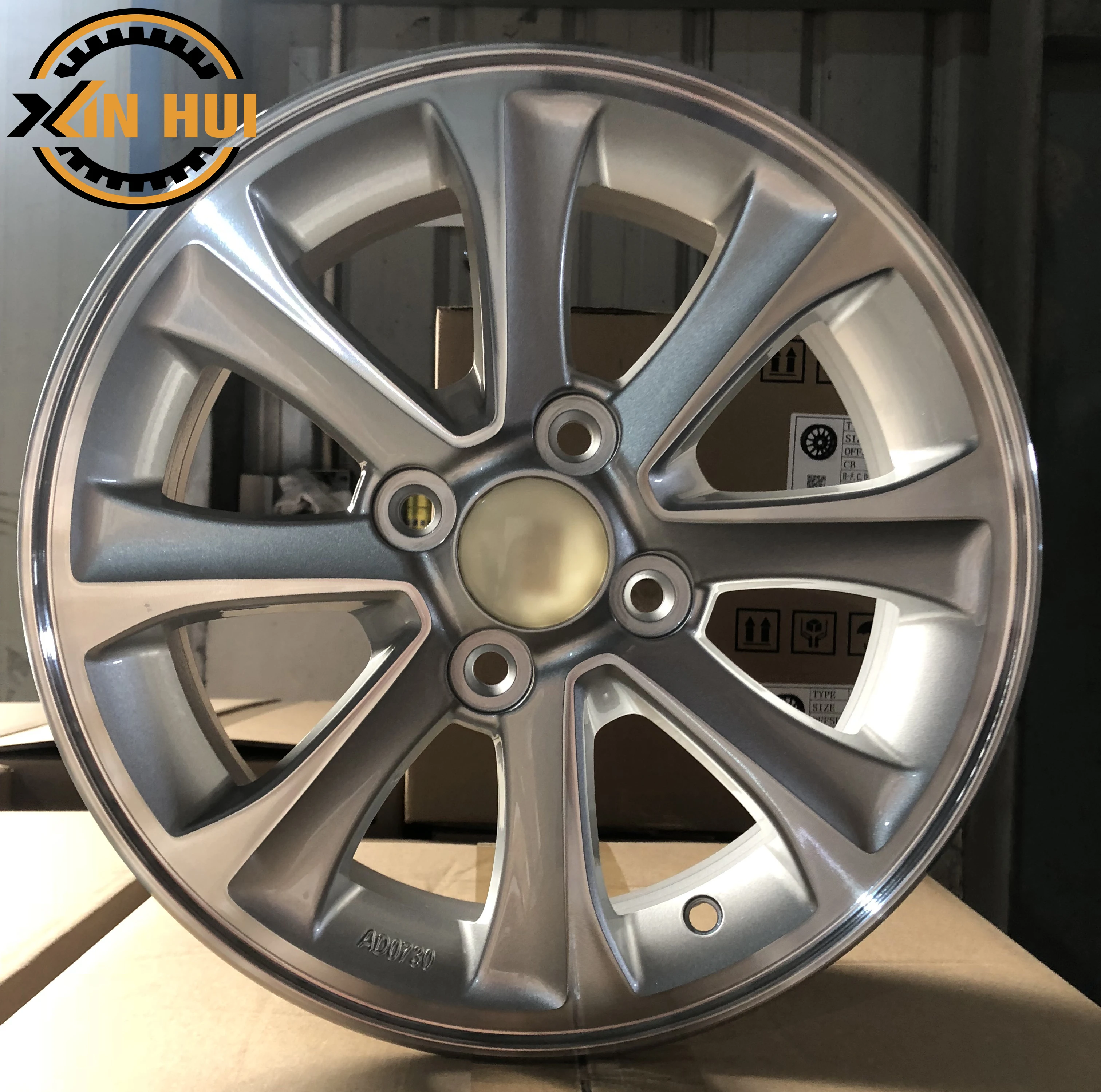 custom design aluminum alloy vehicle rims pneus aro 14 llanta aro 14 4x100