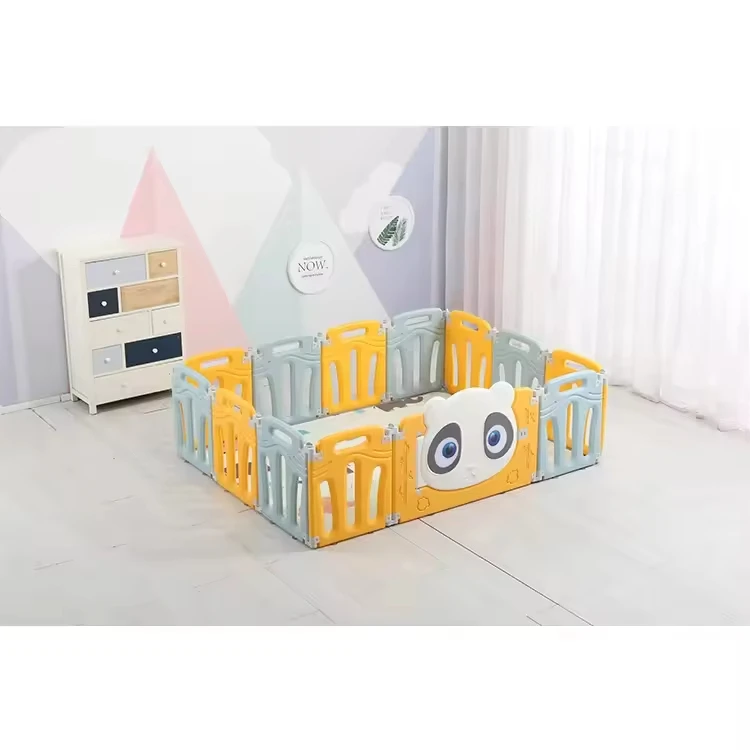 Wholesale Removable Cheap Portable Safety Kids Indoor Playground Equipment Playhouse Plastic Baby Playpen for Foldable