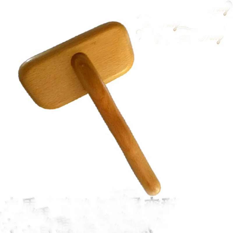 
wood Pet Grooming Brush Self Cleaning Slicker Brushes for Dogs and Cats 