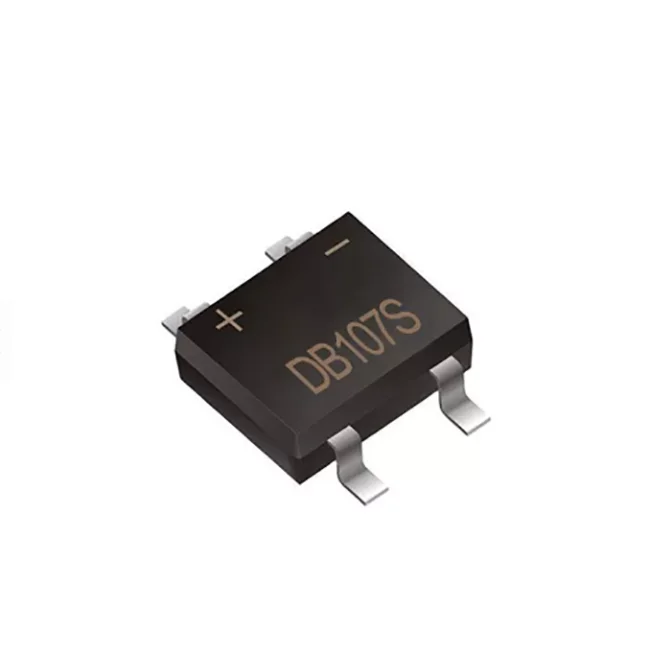 DB107S  DBS bridge rectifier  DIODES Electronic DIP 4 Pin DB107S 1A 1000V Bridge Rectifier