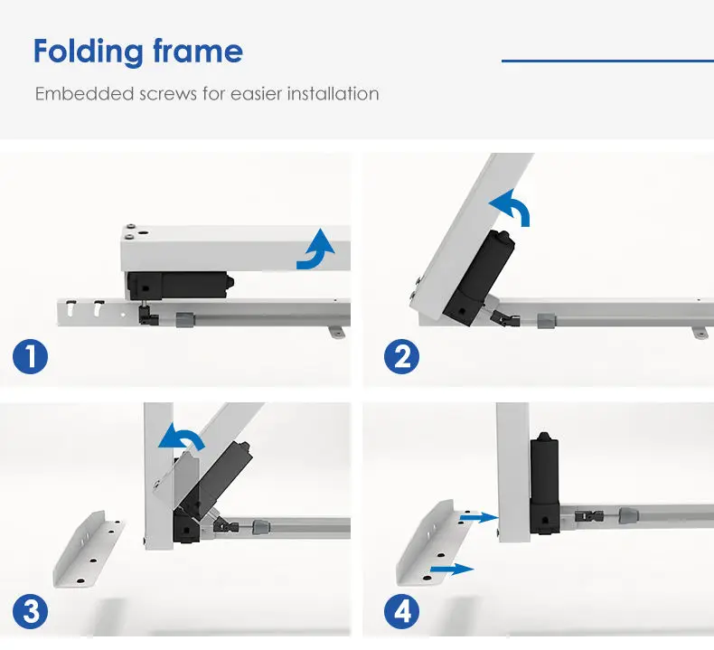 Quick installation factory price single motor office workstation standing up computer desk lifting motorized standing desk