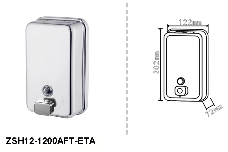 Everstrong stainless steel hand liquid soap dispenser  sanitizer dispenser or bathroom foam soap bottle