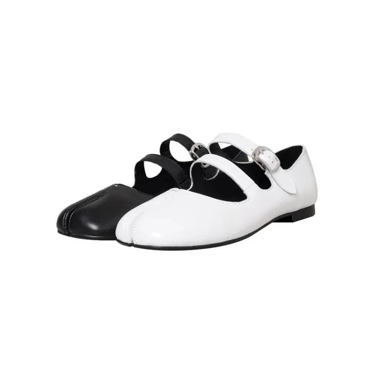 XINZI RAIN 2023 Fashion Ladies Flat Shoes Mary Jane Design Sheepskin Leather Women Ballet Shoes With Logo Custom
