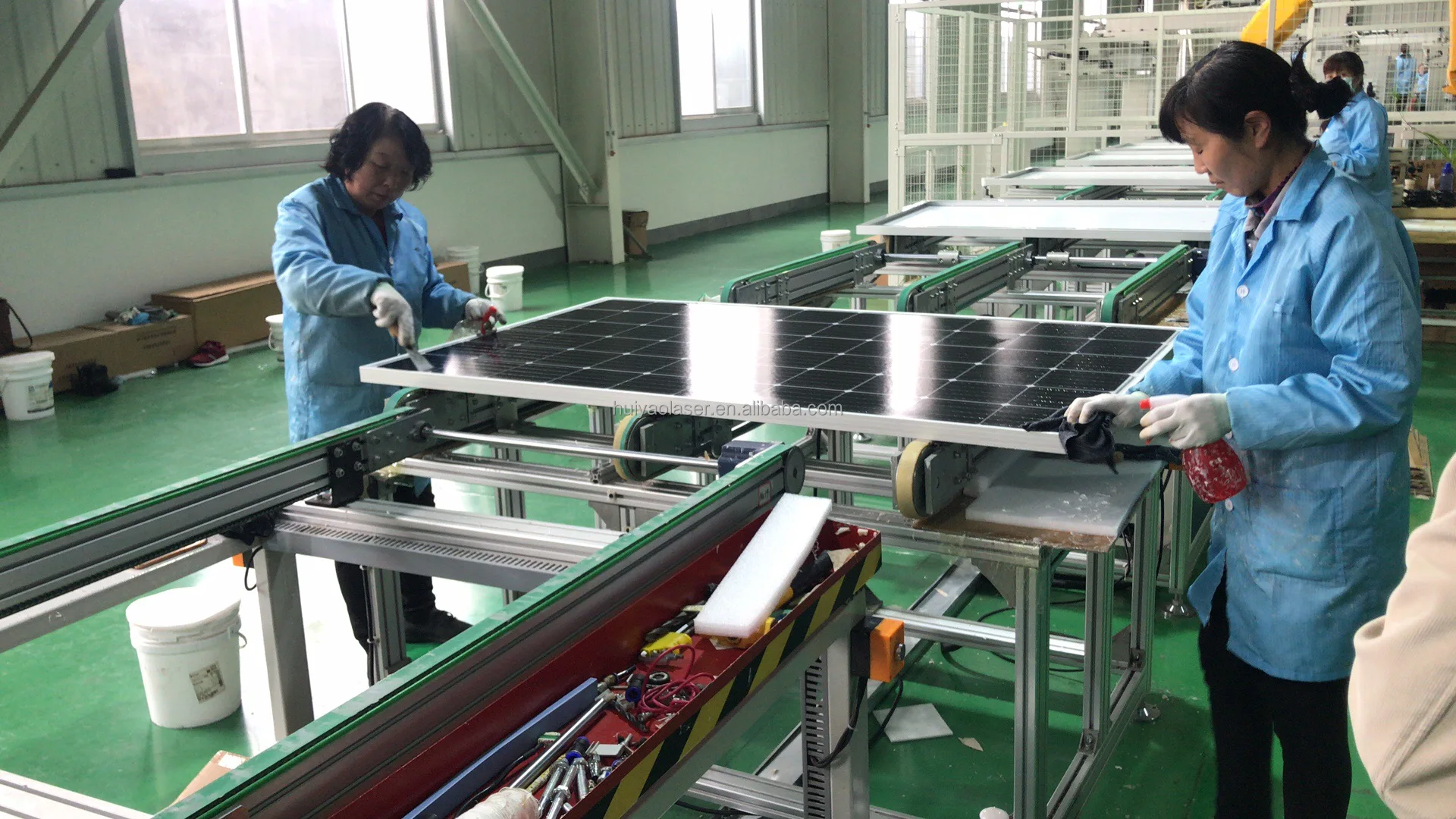 10-500MW solar panel manufacturing plant solar panel manufacturing equipment