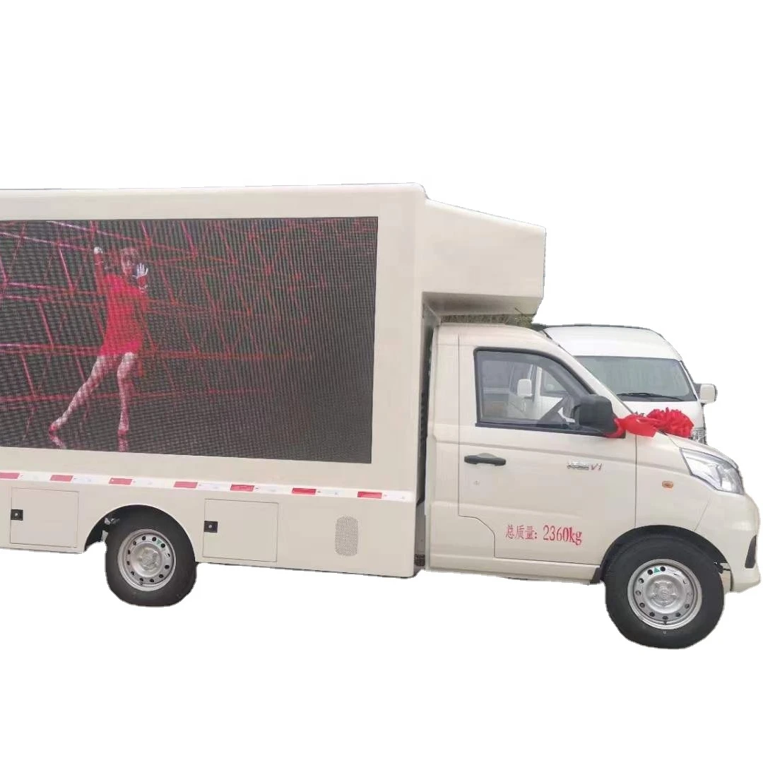 Заводской светодиодный сценический грузовик маленького размера рекламный цифровой медиа-грузовик Лидер продаж