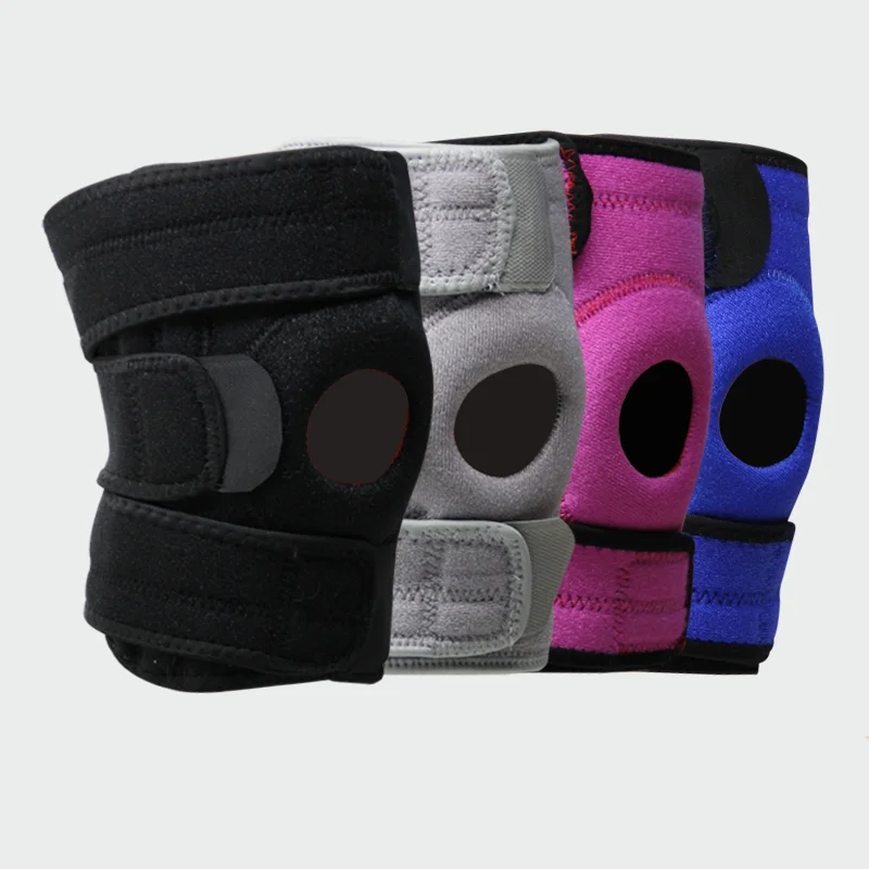 Knee Support With Open Patellar With Spring For Knee Support